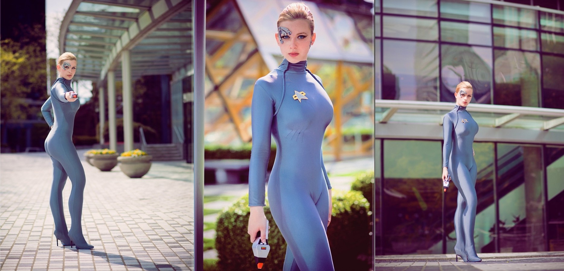 cosplay, Seven Of Nine, Women, Model, Collage, Star Trek Wallpaper