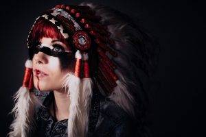 women, Costumes, Native American Clothing, Headdress