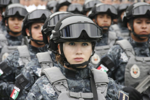 police, Female Police, Mexican Police, Female Soldier, Mexico, Gendarmery