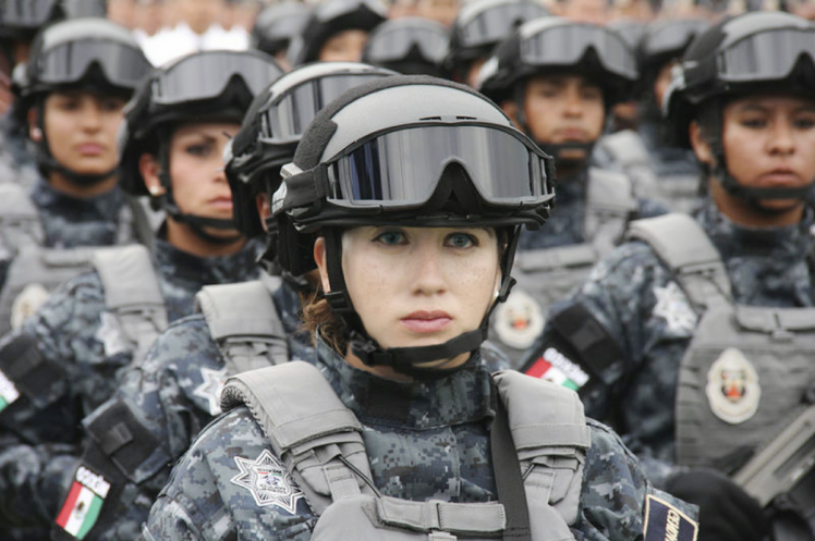 police, Female Police, Mexican Police, Female Soldier, Mexico, Gendarmery HD Wallpaper Desktop Background