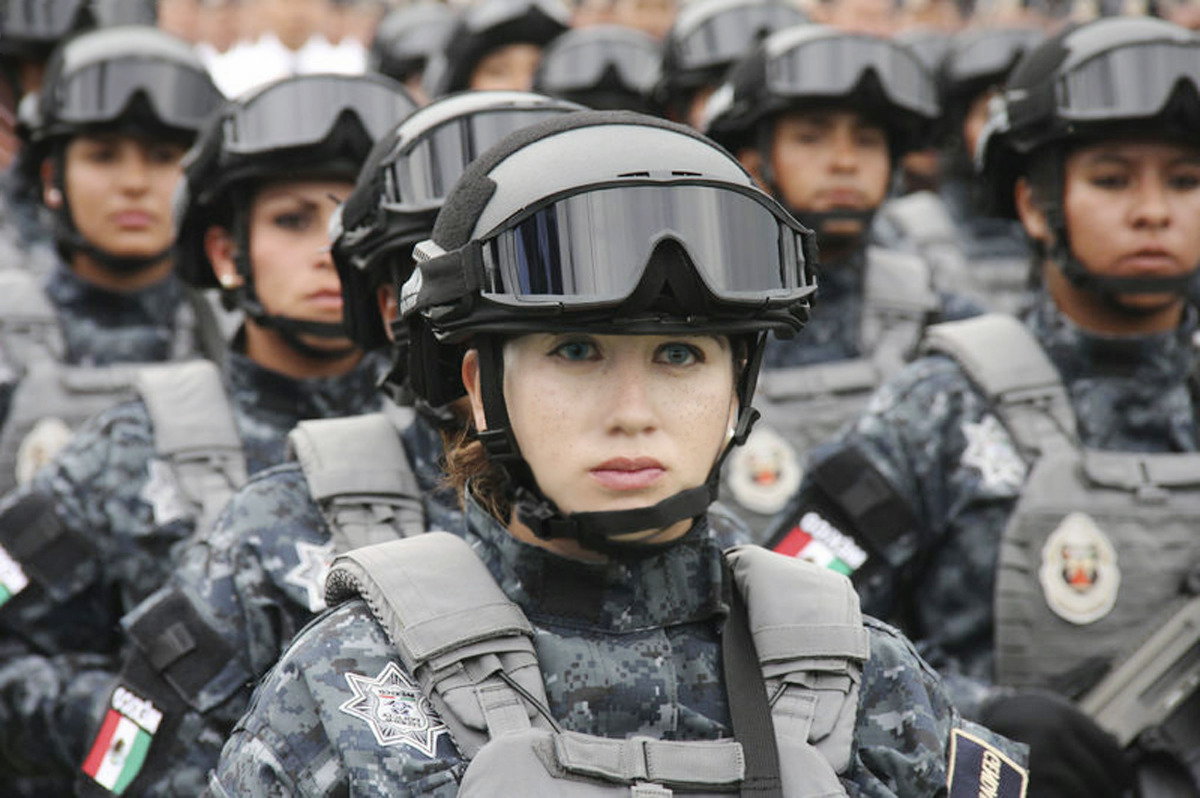 police, Female Police, Mexican Police, Female Soldier, Mexico, Gendarmery Wallpaper