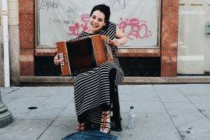 women, Street Music, Music, Musical Instrument