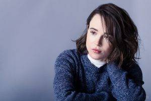 women, Face, Actress, Ellen Page