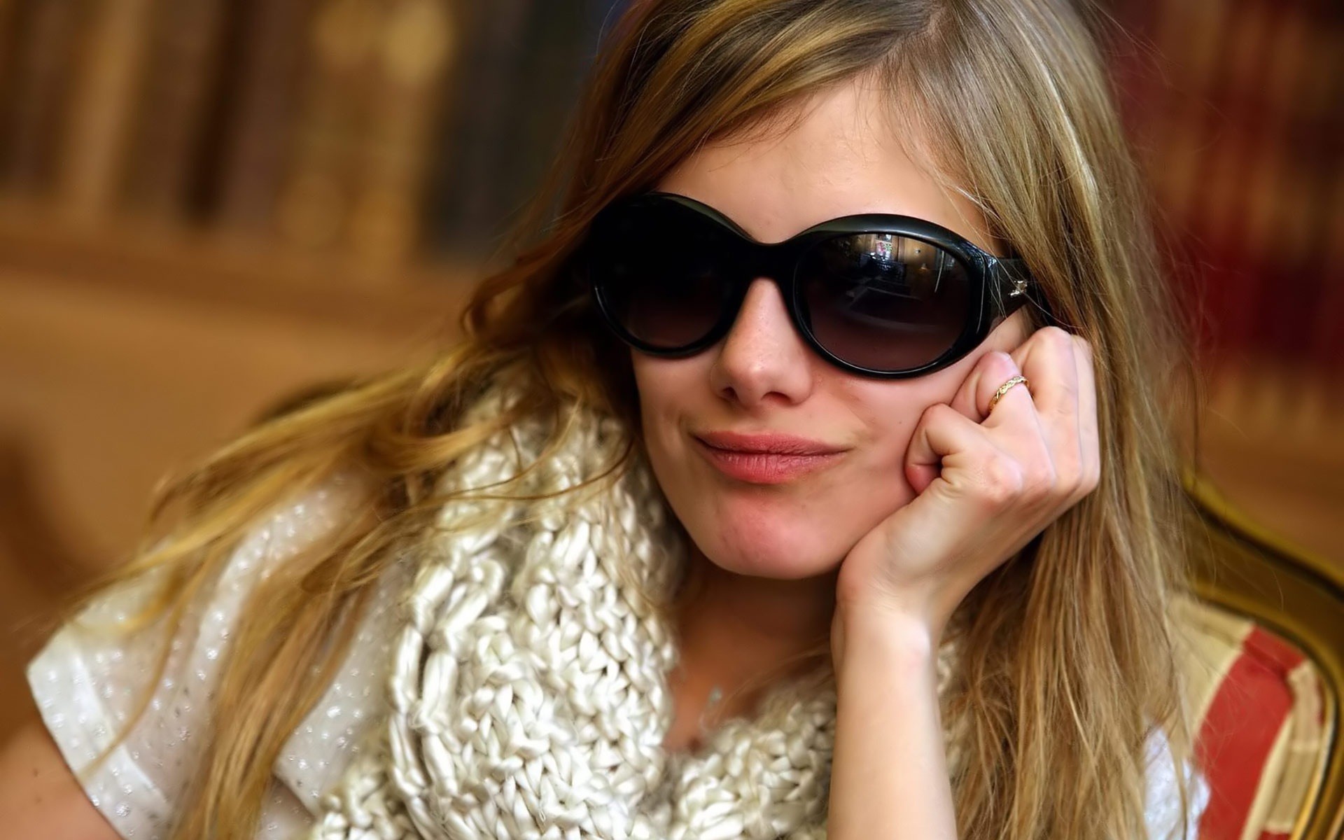 women, Mélanie Laurent, Sunglasses Wallpaper