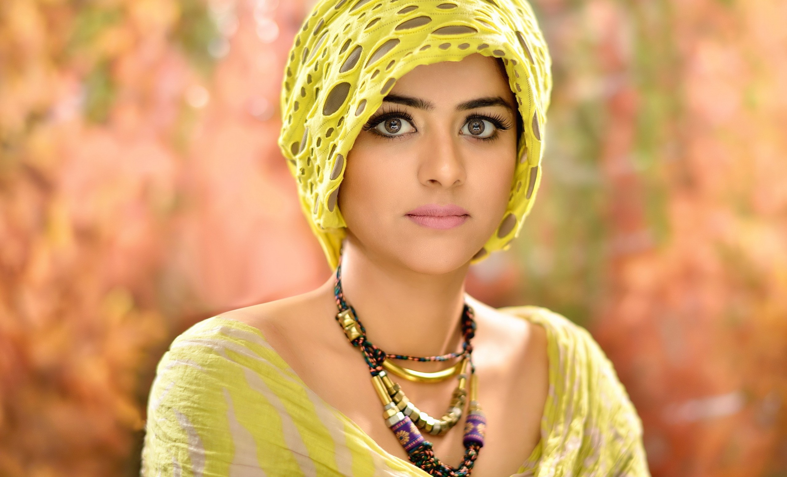 women, Model, Face, Portrait, Hijabs Wallpaper