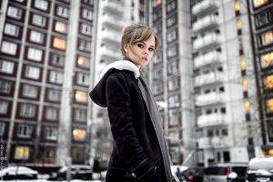women, Looking At Viewer, Anastasia Scheglova, Winter