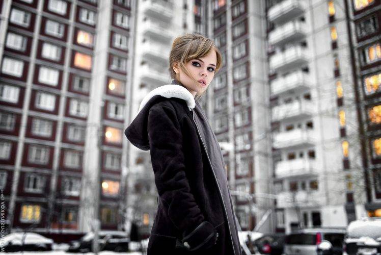 women, Looking At Viewer, Anastasia Scheglova, Winter HD Wallpaper Desktop Background