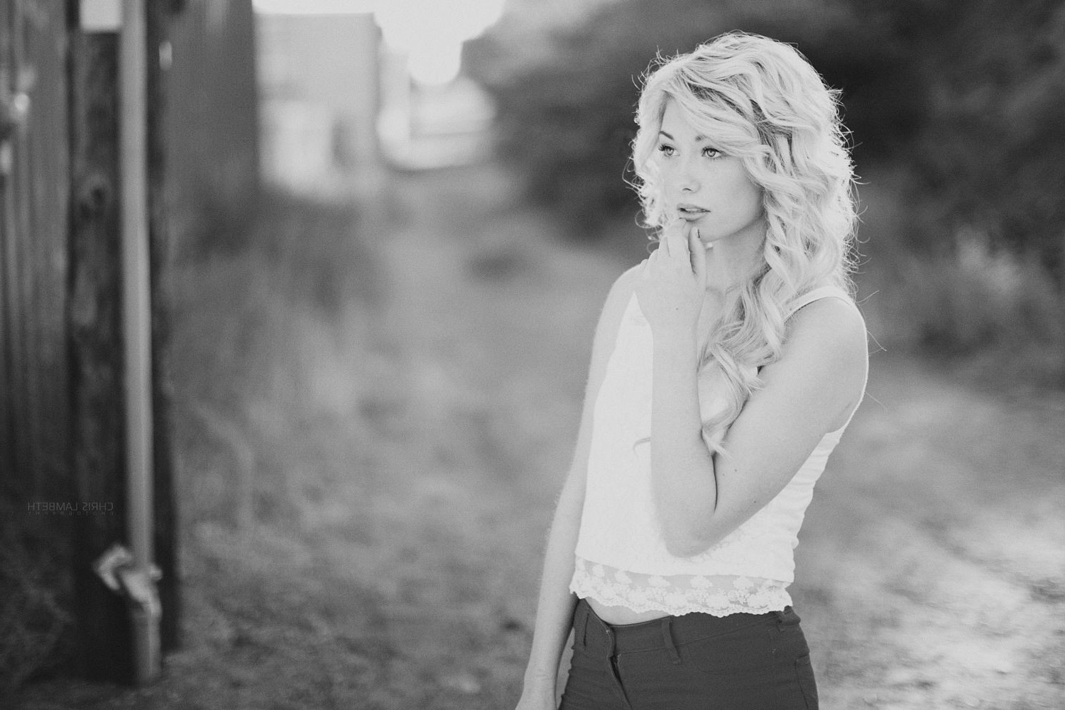 women, Mara Kerr, Monochrome Wallpaper