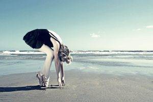 ballerina, Women Outdoors, Beach
