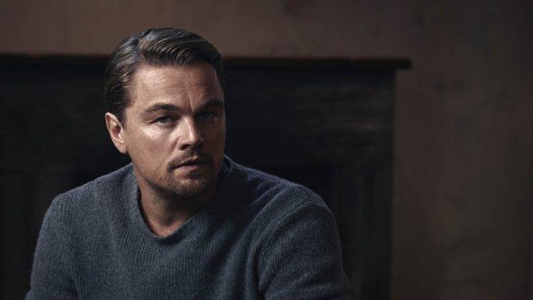 men, Actor, Face, Leonardo DiCaprio, Looking At Viewer, Portrait, Sweater, Depth Of Field HD Wallpaper Desktop Background