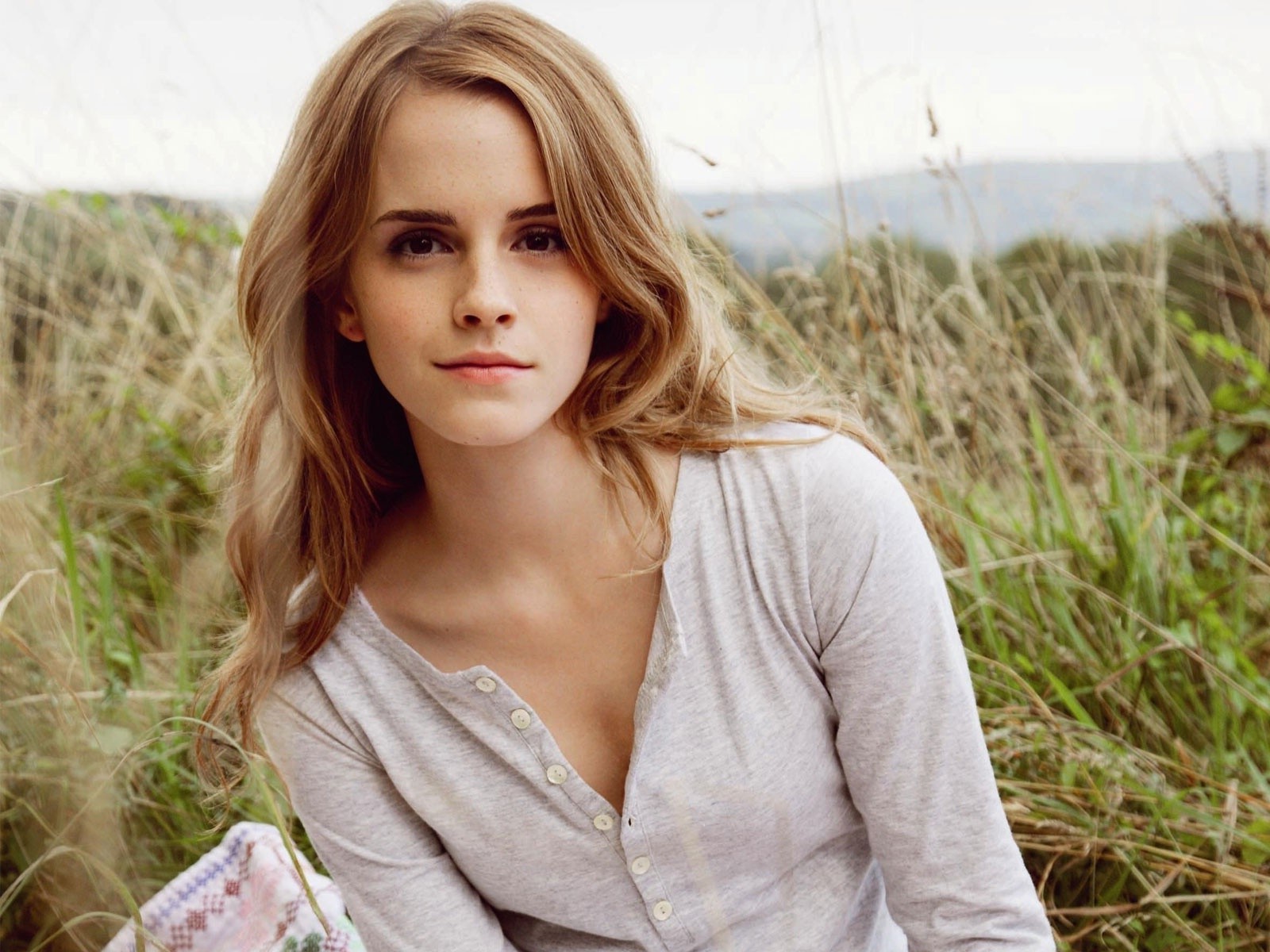 Emma Watson, Long Hair, Eyes, Women, Lips Wallpaper