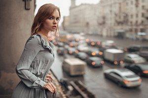Anastasia Scheglova, Women, Model, Georgy Chernyadyev, Portrait, Dress