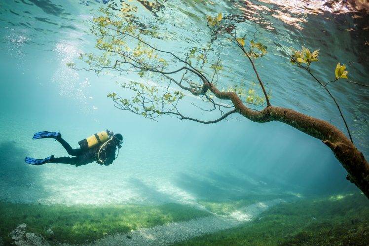 divers, Water HD Wallpaper Desktop Background
