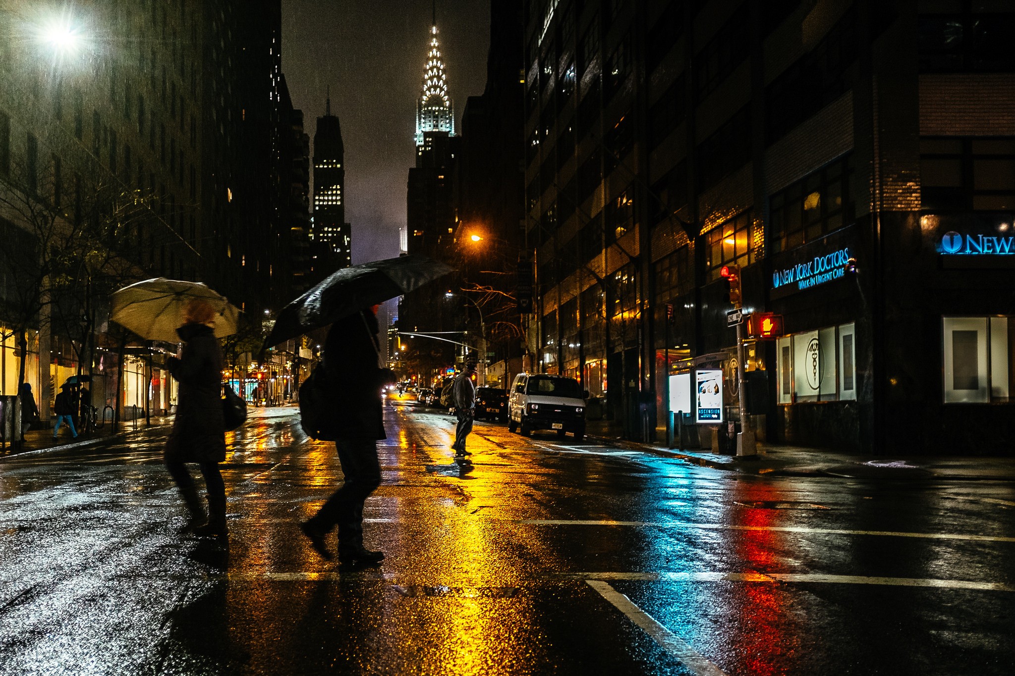 women, Men, City, Umbrella, Rain, New York City Wallpapers HD / Desktop ...