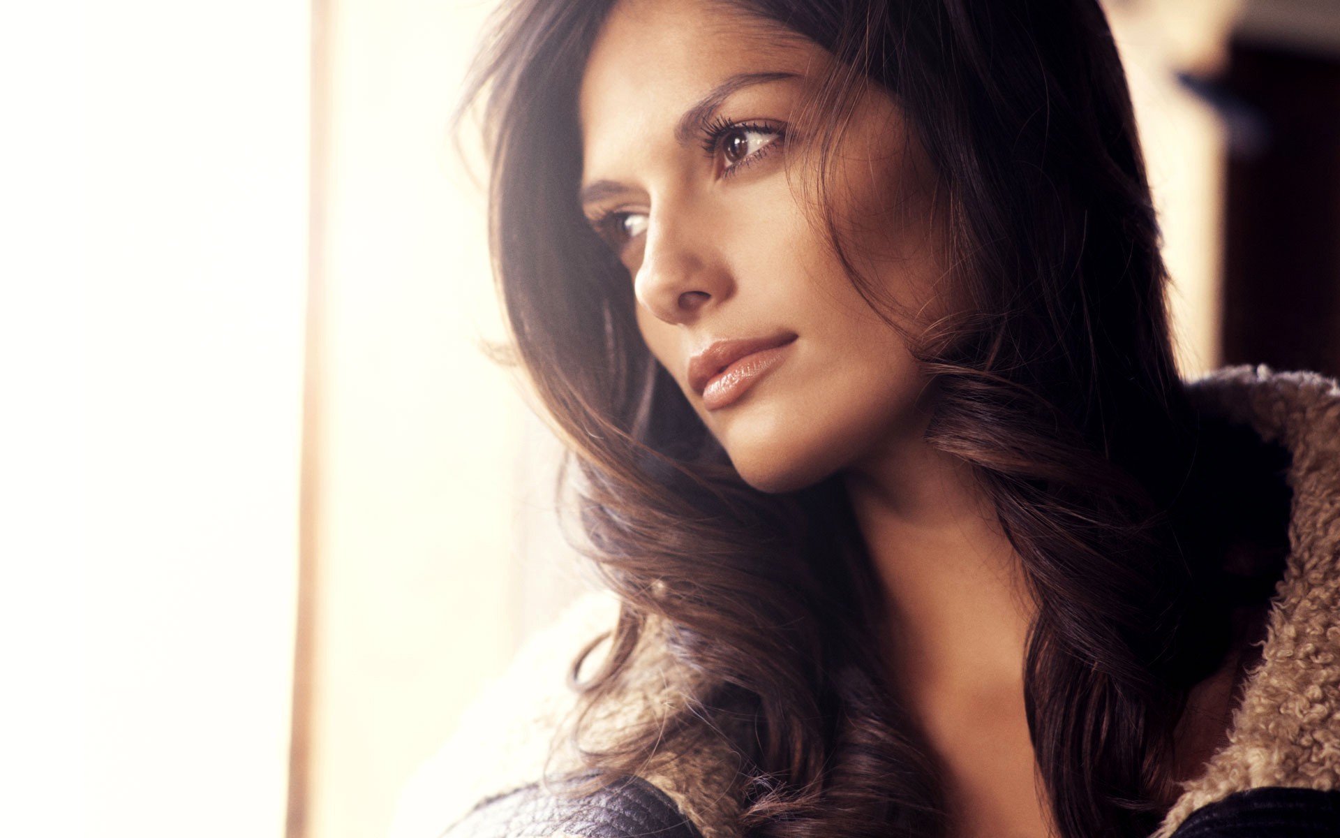 women, Eyes, Long Hair Wallpaper