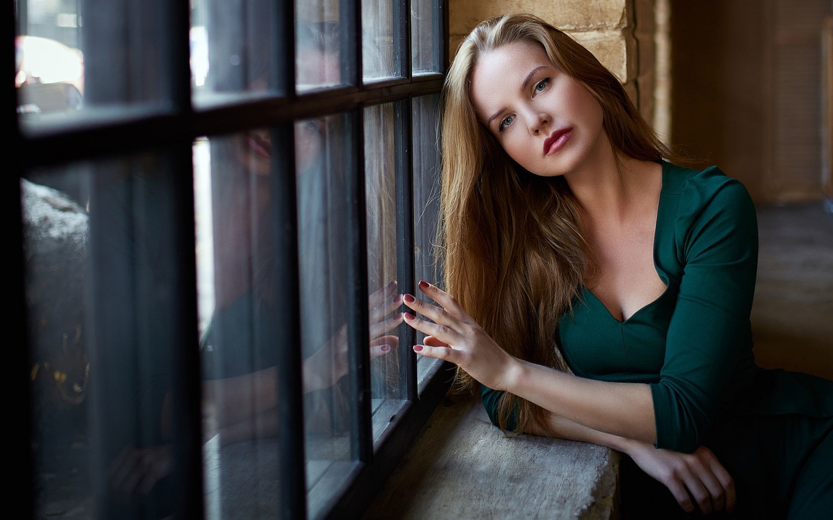 model, Women, Window Wallpaper