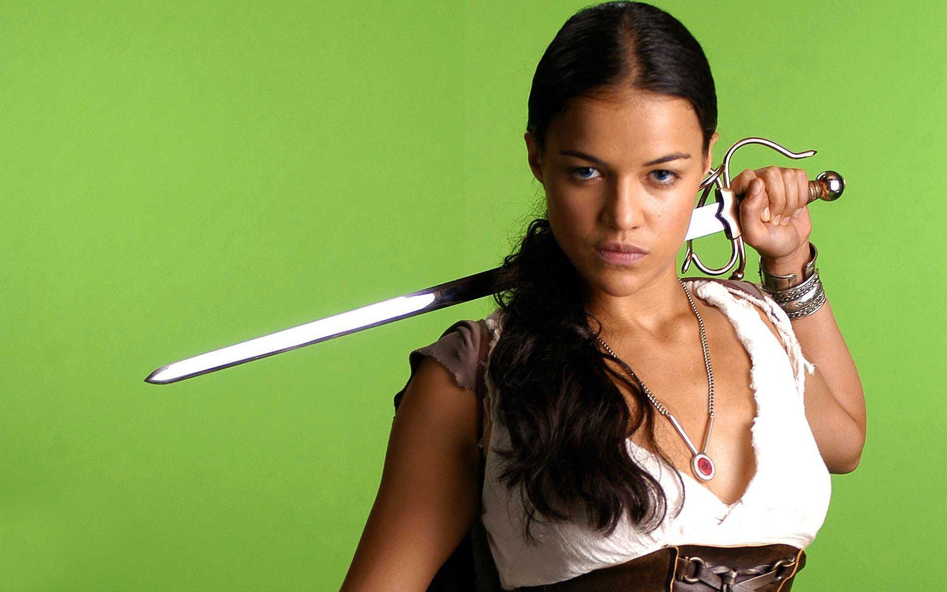 women, Eyes, Lips, Long Hair, Michelle Rodríguez, Actress, Brunette Wallpaper