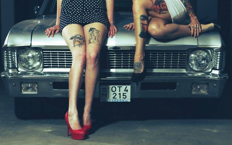 women, Hungarian, Car, Tattoo HD Wallpaper Desktop Background