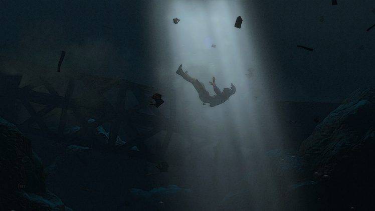 Lara Croft, Rise Of The Tomb Raider, Square Enix, Underwater HD Wallpaper Desktop Background