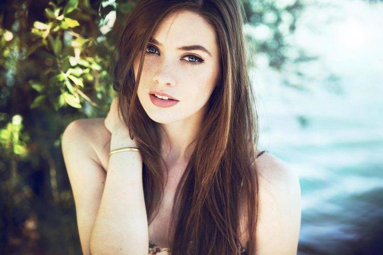 women, Brunette, Women Outdoors, Looking At Viewer, Jourdan Miller HD Wallpaper Desktop Background