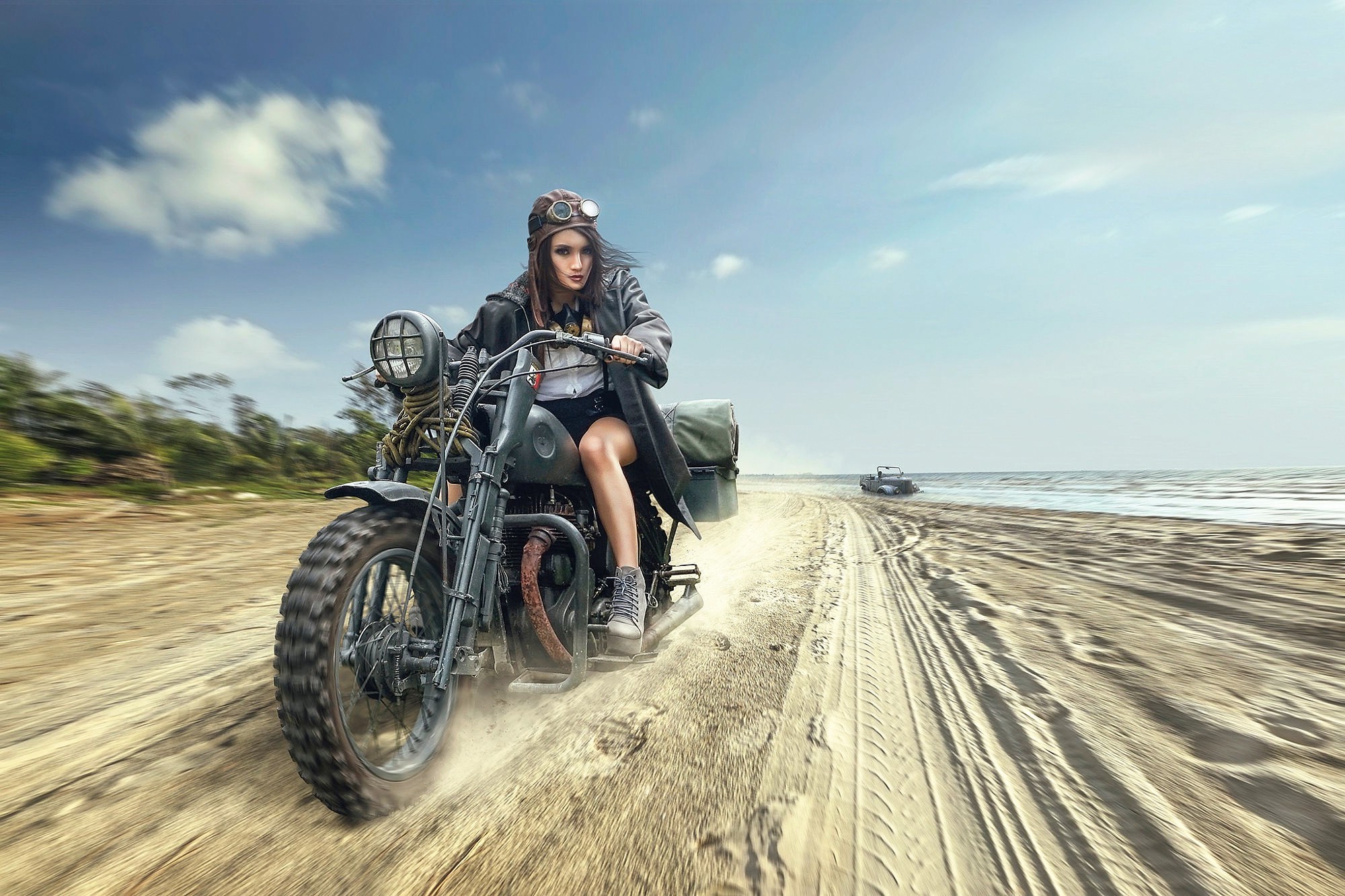 women, Women With Motorcycles, Motorcycle Wallpaper