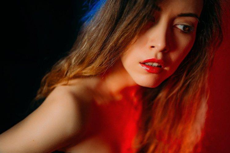 lipstick, Face, Women, Model HD Wallpaper Desktop Background