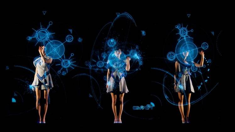 women, Asian, Perfume (Band), Concerts, Hologram, Science Fiction HD Wallpaper Desktop Background
