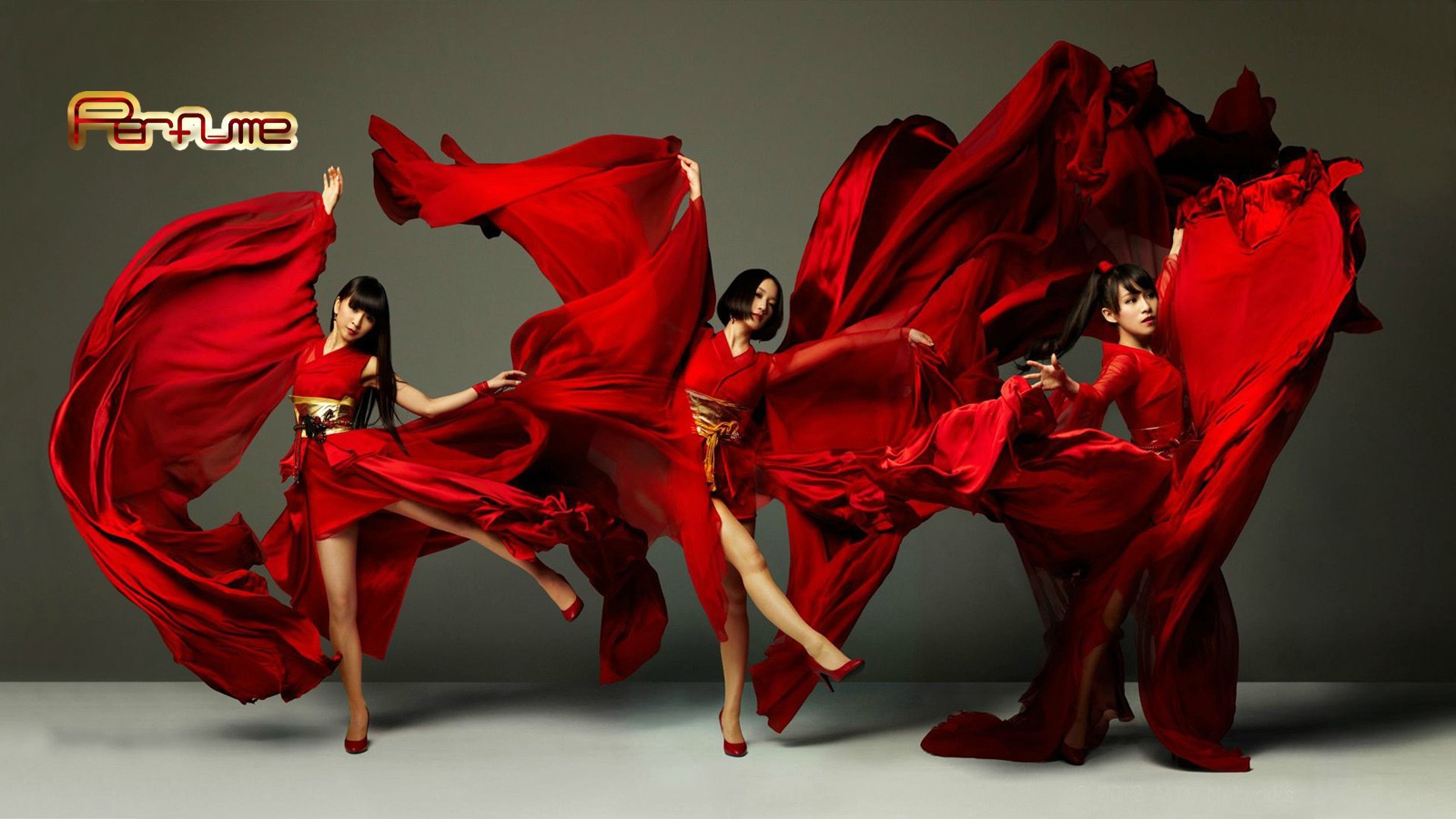 Perfume, Women, Asian, Perfume (Band), J pop, Costumes, MTV, VMAJ, Kimono, Dancing Wallpaper