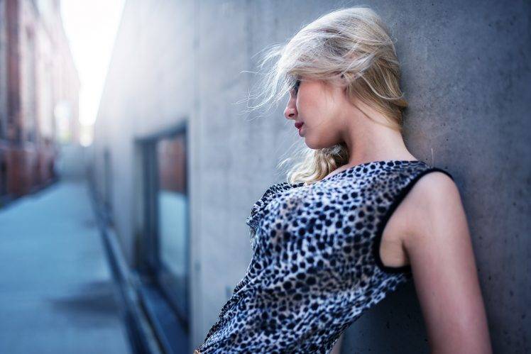 blonde, Women, Model, Urban, Street HD Wallpaper Desktop Background