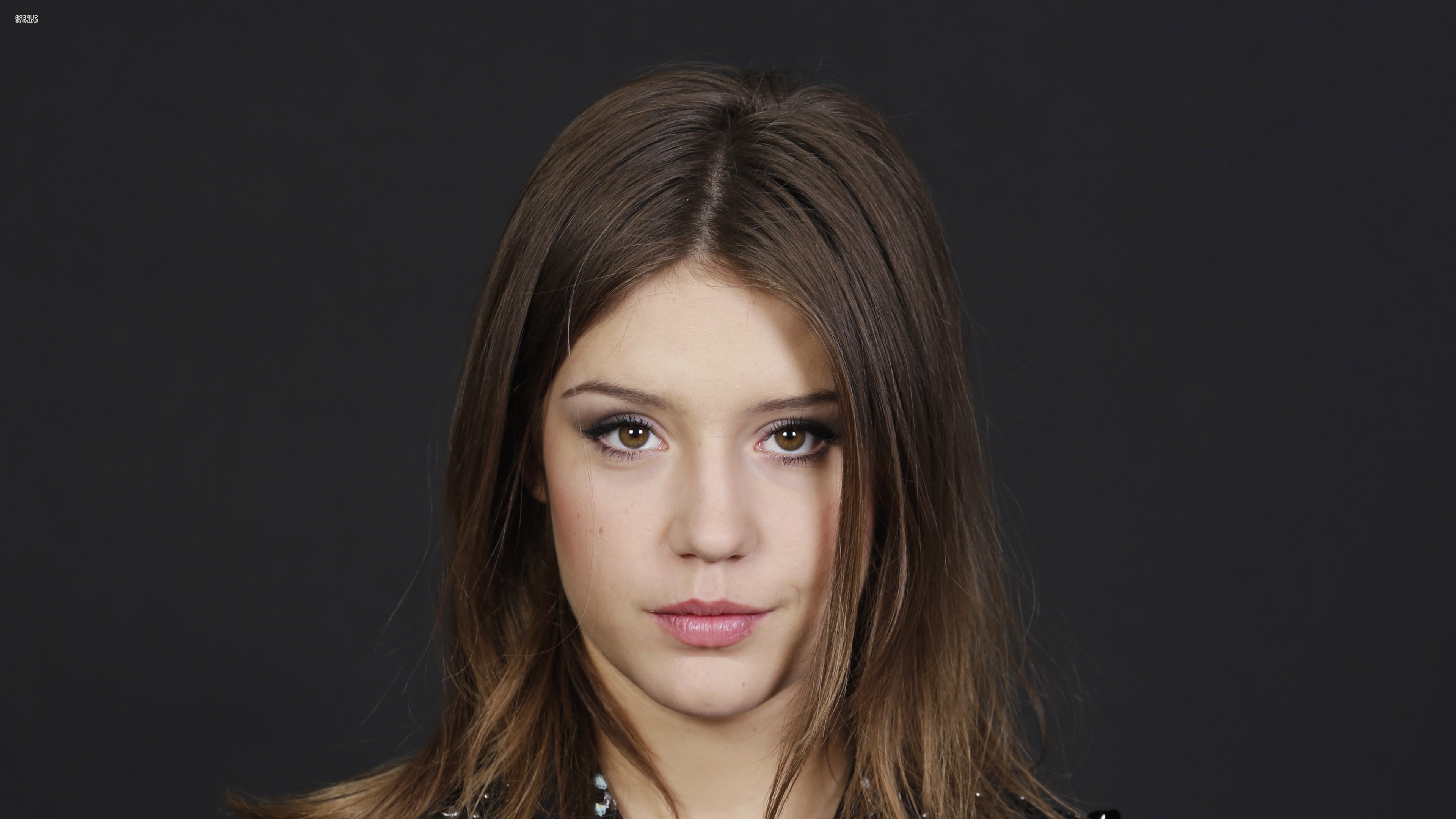 women, Adele Exarchopoulos, Celebrity, Brunette, Actress, Looking At Viewer, Face, Brown Eyes Wallpaper