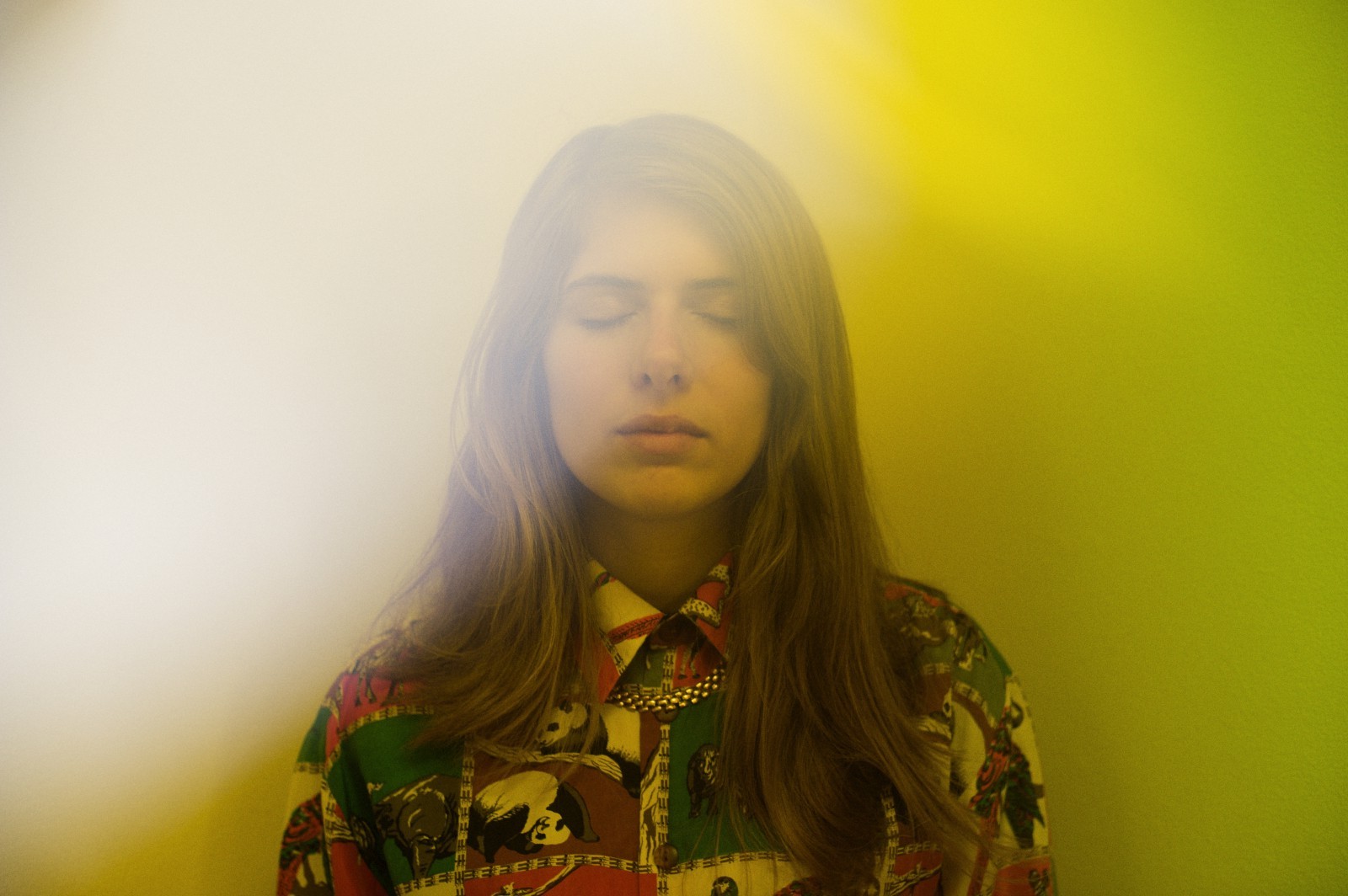 women, Laurel Halo, Musicians, Closed Eyes, Against Wall Wallpaper