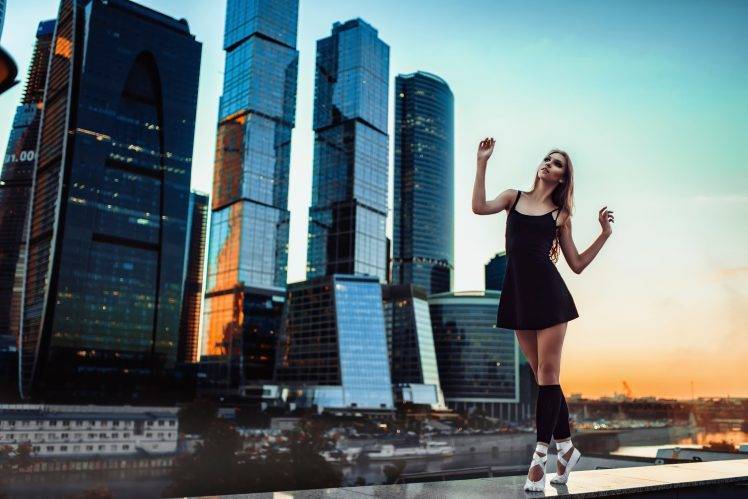 ballerina, Women, City, Moscow HD Wallpaper Desktop Background
