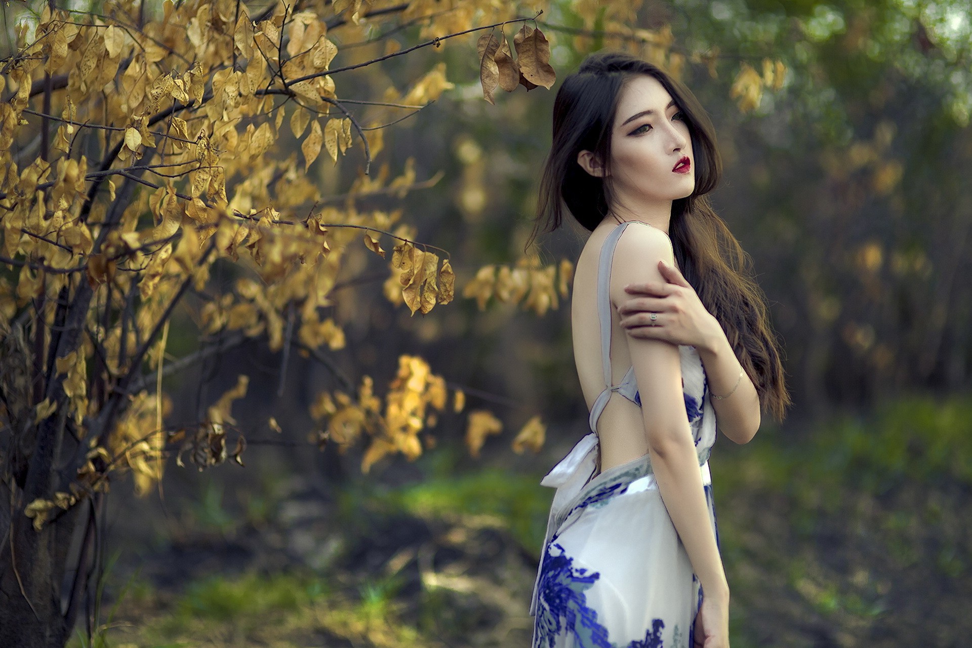 women Outdoors, Asian, Women, Model Wallpaper
