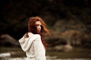 women, Redhead, Photography, Red