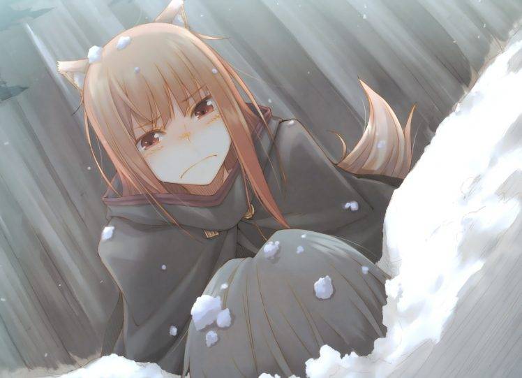 anime, Holo, Snow, Spice And Wolf, Anime Girls Wallpapers HD / Desktop ...