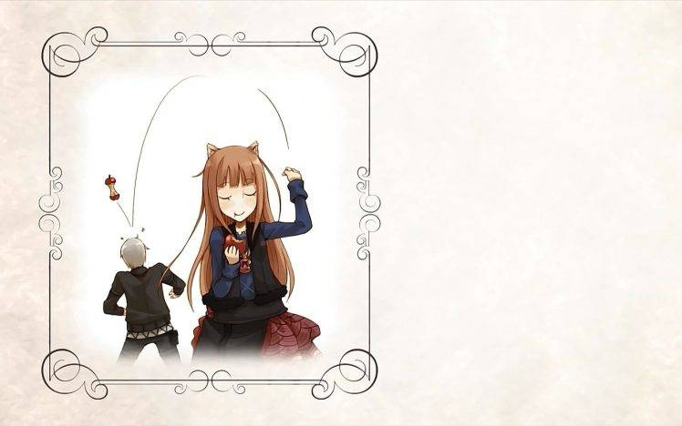 Spice And Wolf, Apples, Lawrence Kraft, Anime, Holo HD Wallpaper Desktop Background
