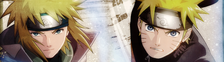 Naruto Shippuuden, Uzumaki Naruto, Namikaze Minato, Ninjas, Blue Eyes, Blonde HD Wallpaper Desktop Background