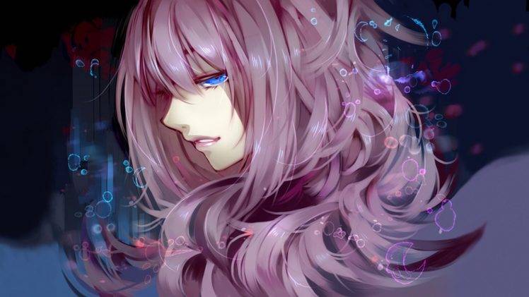 Vocaloid, Megurine Luka, Pink Hair, Blue Eyes HD Wallpaper Desktop Background