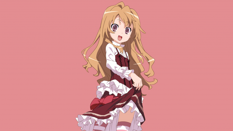 Aisaka Taiga, Toradora!, Lifting Skirt HD Wallpaper Desktop Background