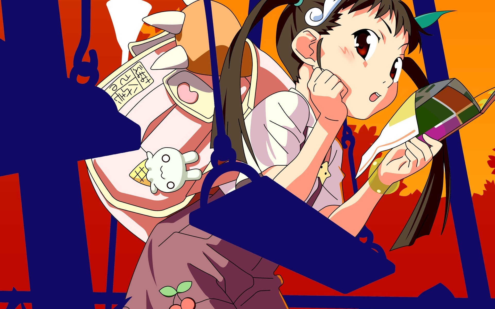 anime Girls, Hachikuji Mayoi Wallpaper