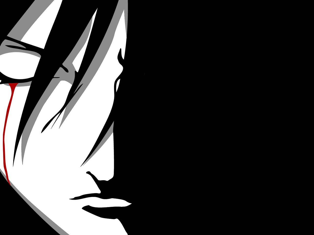 Uchiha Sasuke, Naruto Shippuuden, Anime Vectors, Closed Eyes Wallpapers HD  / Desktop and Mobile Backgrounds