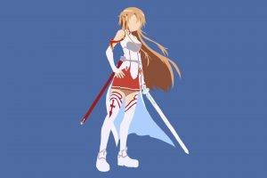 Sword Art Online, Yuuki Asuna, Vectors, Anime Vectors, Simple Background
