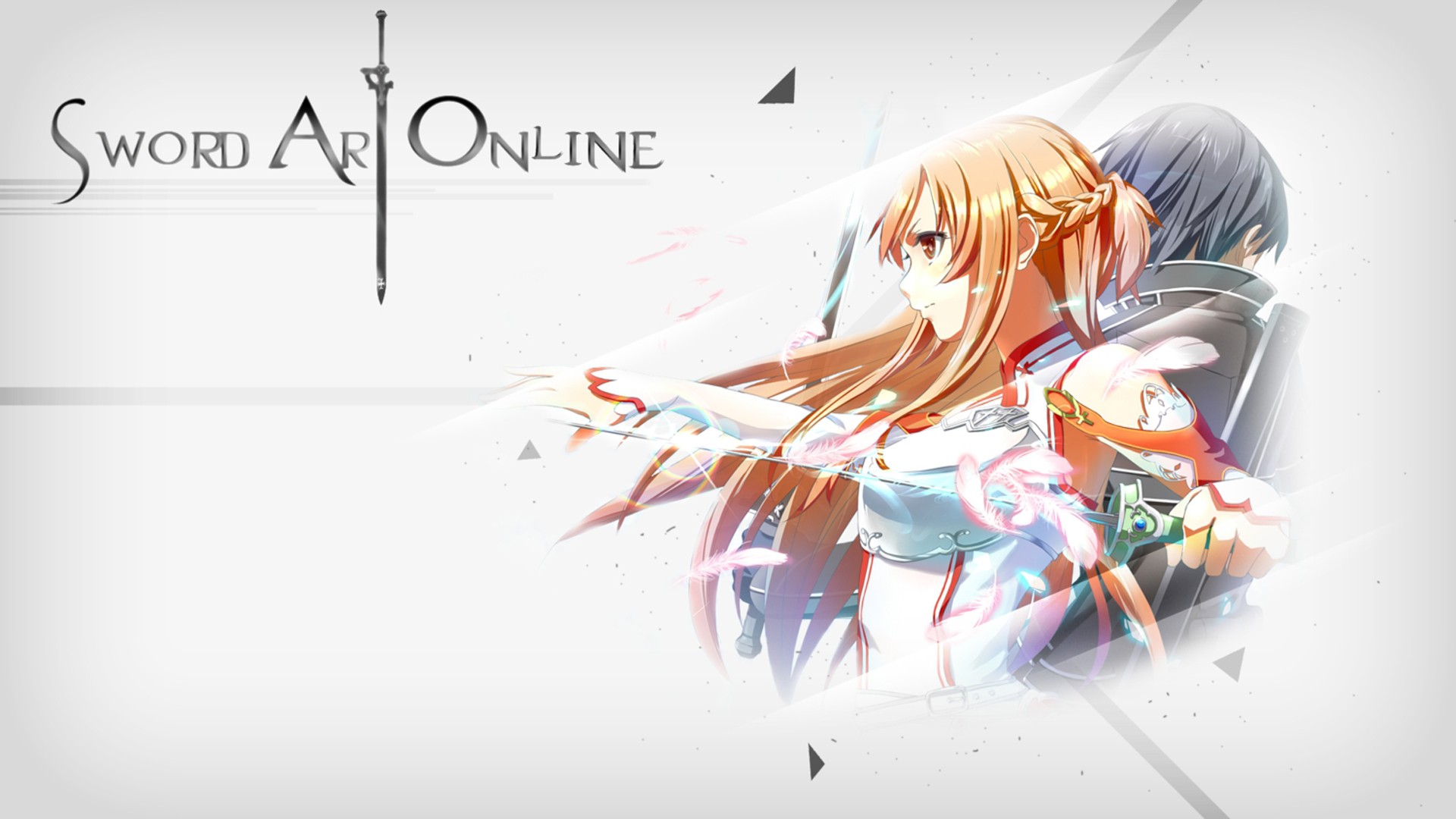 Sword Art Online, Kirigaya Kazuto, Yuuki Asuna Wallpaper