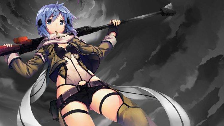 Sword Art Online, Asada Shino, Anime, Anime Girls HD Wallpaper Desktop Background