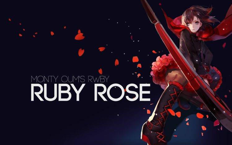 RWBY, Ruby Rose HD Wallpaper Desktop Background