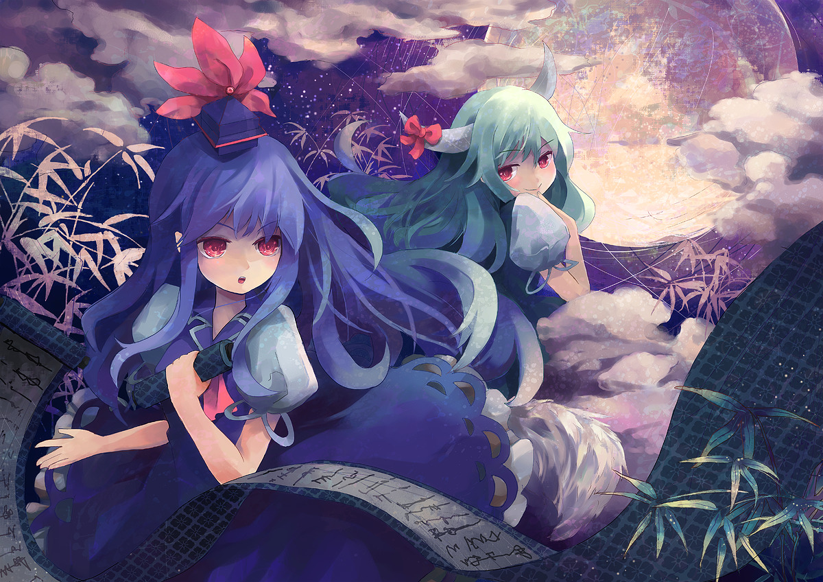 dress, Anime Girls, Touhou, Kamishirasawa Keine, Ex Keine Wallpaper