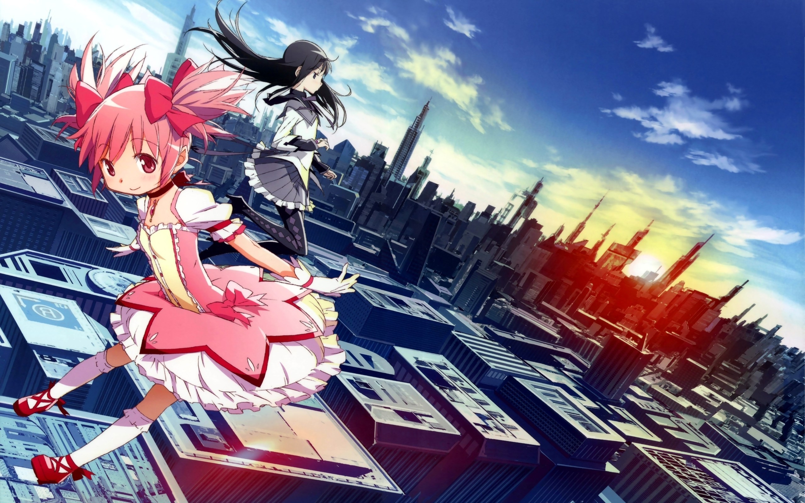 anime, Mahou Shoujo Madoka Magica, Anime Girls Wallpaper