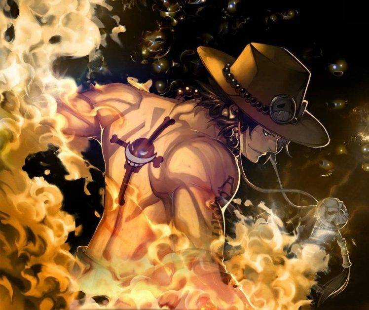 Portgas D. Ace, One Piece, Fire, Whitebeard, Pirates HD Wallpaper Desktop Background