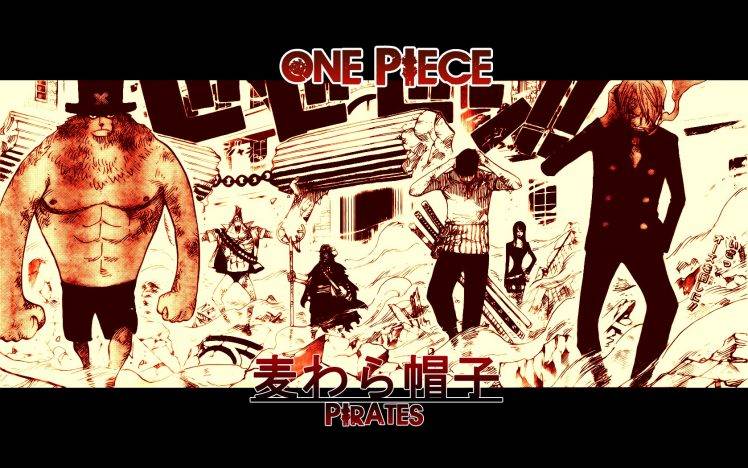One Piece, Pirates, Strawhat Pirates, Roronoa Zoro, Franky, Nami, Sanji, Usopp, Tony Tony Chopper, Nico Robin, Monkey D. Luffy HD Wallpaper Desktop Background
