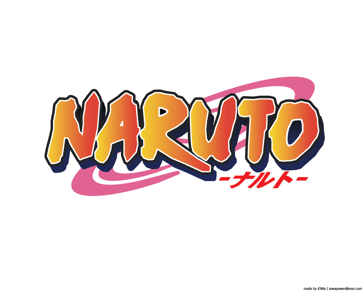 logo, Anime, White Background Wallpaper